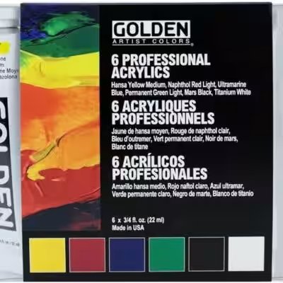 Golden Heavy Body Acrylic Paint Set 6 Colors 2oz Review: Why 60,000+ Amazon Buyers Can't Stop Raving About It - Product Image