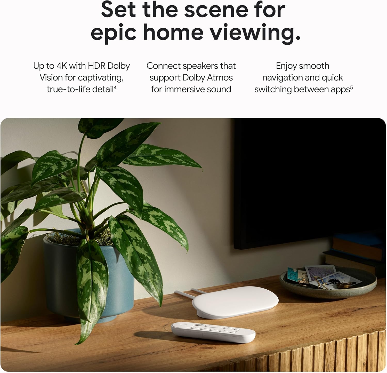 Google Chromecast with Google TV - Look, Feel, and Construction