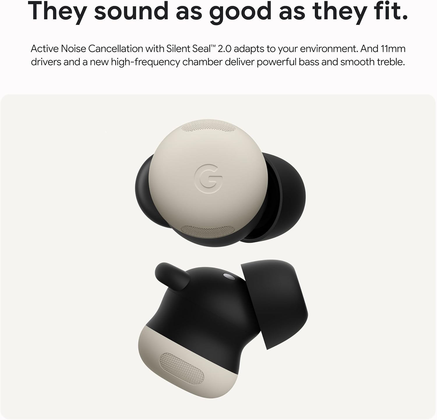 Google Pixel Buds Pro 2 True Wireless ANC - Design and Build Quality