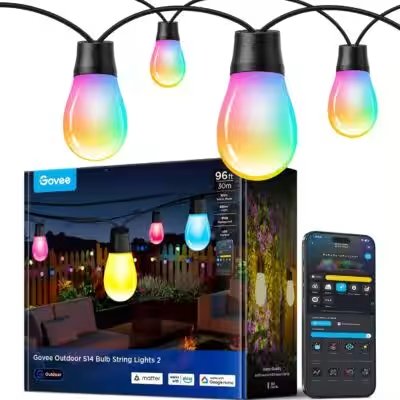 Govee Outdoor String Lights 96ft Smart WiFi Patio Lights Review — The Amazon Favorite With 25,000+ Ratings Put to the Test - Product Image