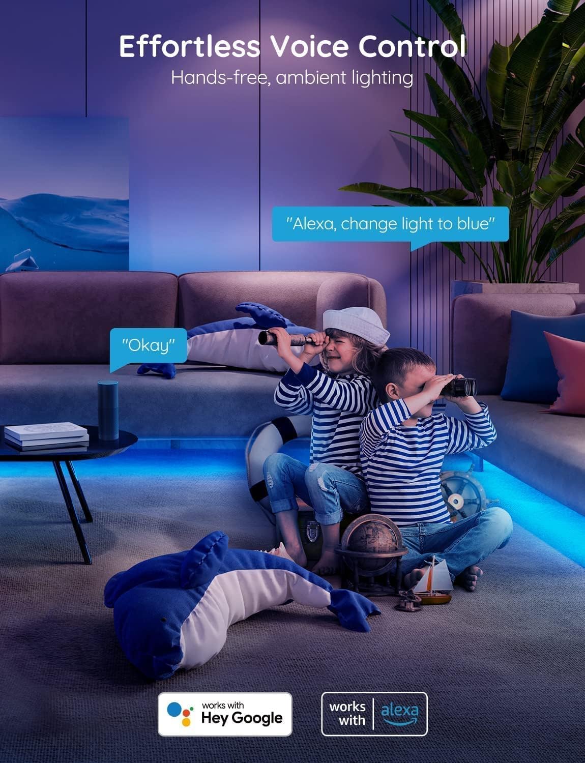 Govee RGBIC Floor Lamp LED Corner Smart WiFi - Key Specifications