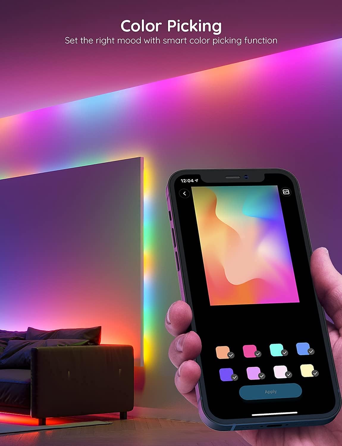 Govee RGBIC LED Strip Lights 65.6ft WiFi - Performance Testing