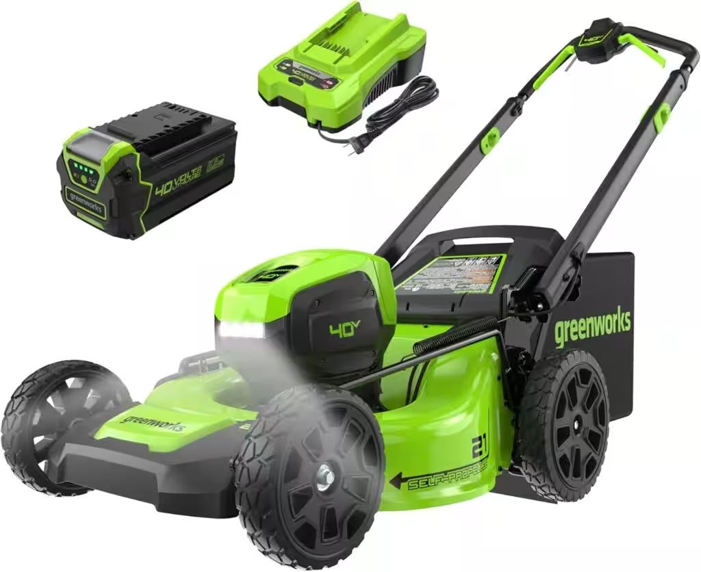 Greenworks 40V 21 Inch Brushless Cordless Lawn Mower Review: We Tested the Amazon Bestseller So You Don't Have To - Product Image