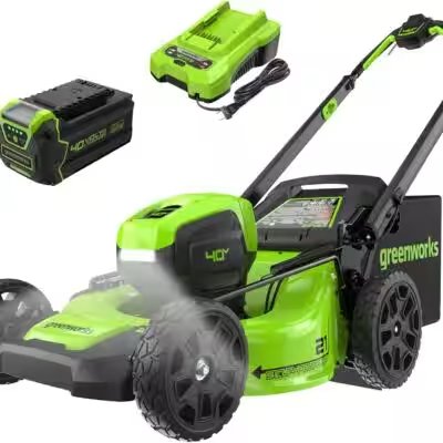 Greenworks 40V 21 Inch Brushless Cordless Lawn Mower Review: We Tested the Amazon Bestseller So You Don't Have To - Product Image
