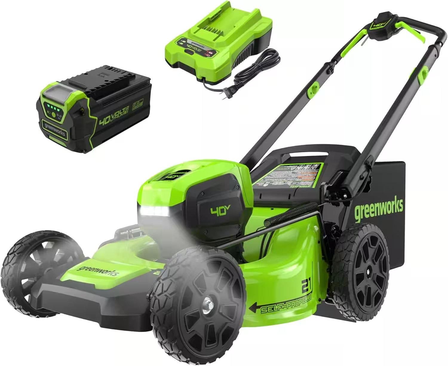 Greenworks 40V 21 Inch Brushless Cordless Lawn Mower Review