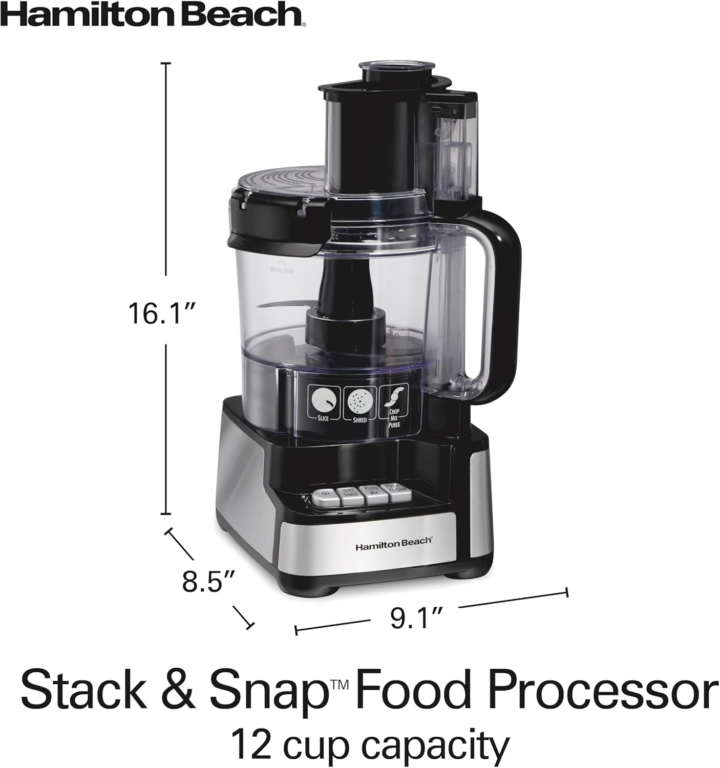 Hamilton Beach Stack Snap 12 Cup Food Processor - Final Verdict