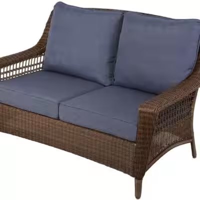 Hampton Bay Spring Haven Wicker Patio Loveseat Review: Is This Top-Rated Amazon Pick Worth $70? - Product Image