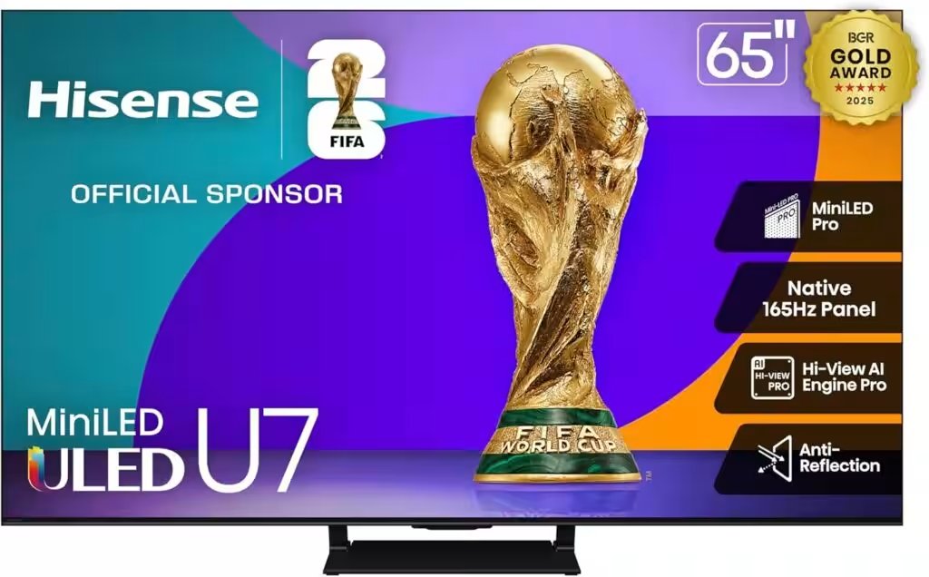 Hisense 65-Inch U8K Mini-LED 4K TV Review 2026: Our Honest Verdict After Weeks of Testing - Product Image