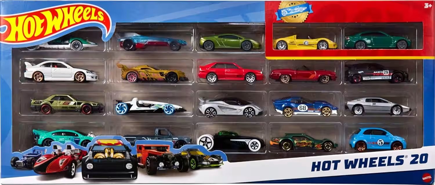 Hot Wheels 20-Car Gift Pack Styles May Vary Review