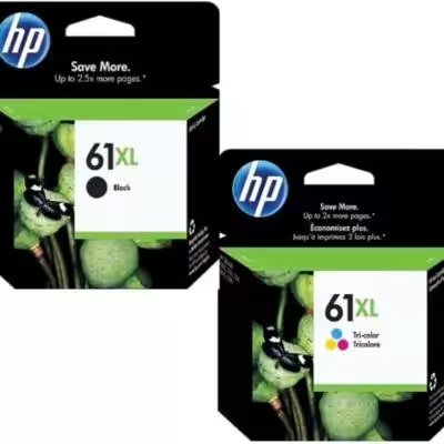 HP 61 Black & Tri-Color Original Ink Cartridges (2-Pack) Review — The Amazon Favorite With 120,000+ Ratings Put to the Test - Product Image