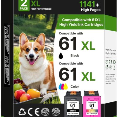 HP 61 Ink Cartridge Combo Pack Black and Color Review: 40,000+ Reviews Can't Be Wrong — Or Can They? - Product Image