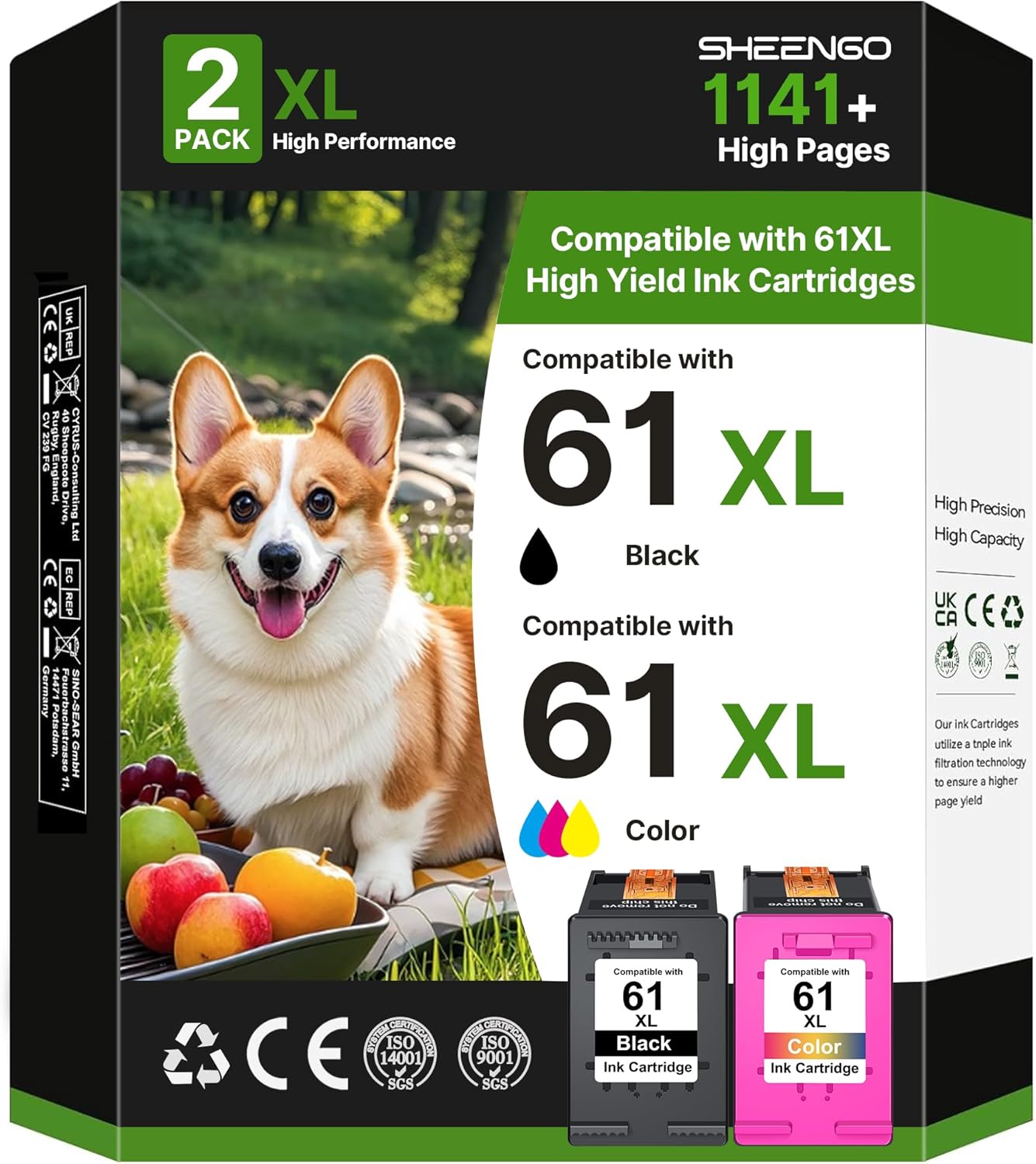 HP 61 Ink Cartridge Combo Pack Black and Color Review
