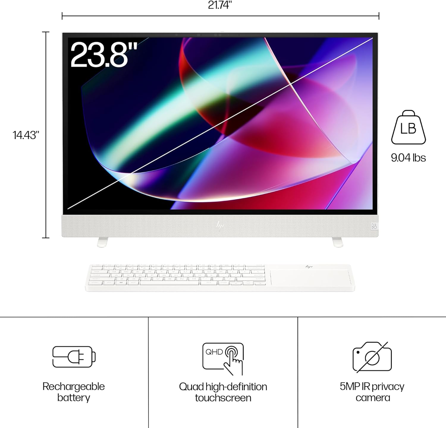 HP Envy Move 23.8 Inch Portable All-in-One Desktop - How It Compares