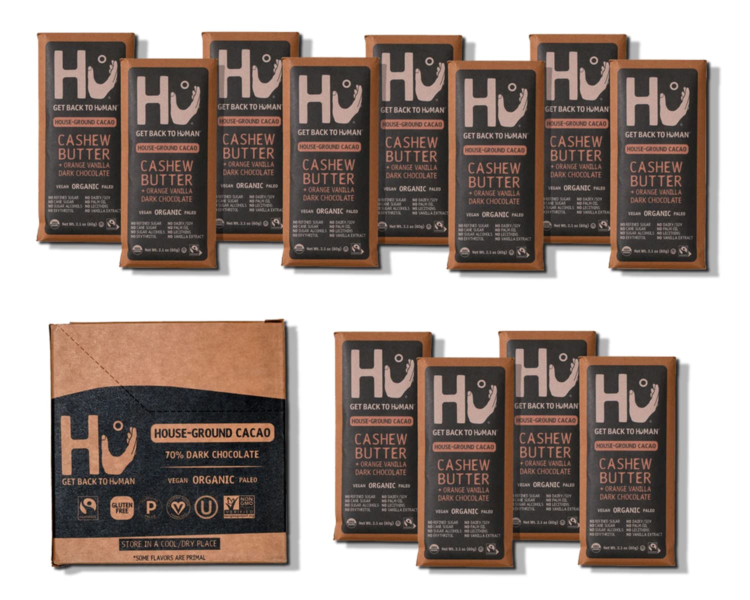 Hu Salty Dark Chocolate Bar Organic 2.1oz 6 Pack - How It Compares