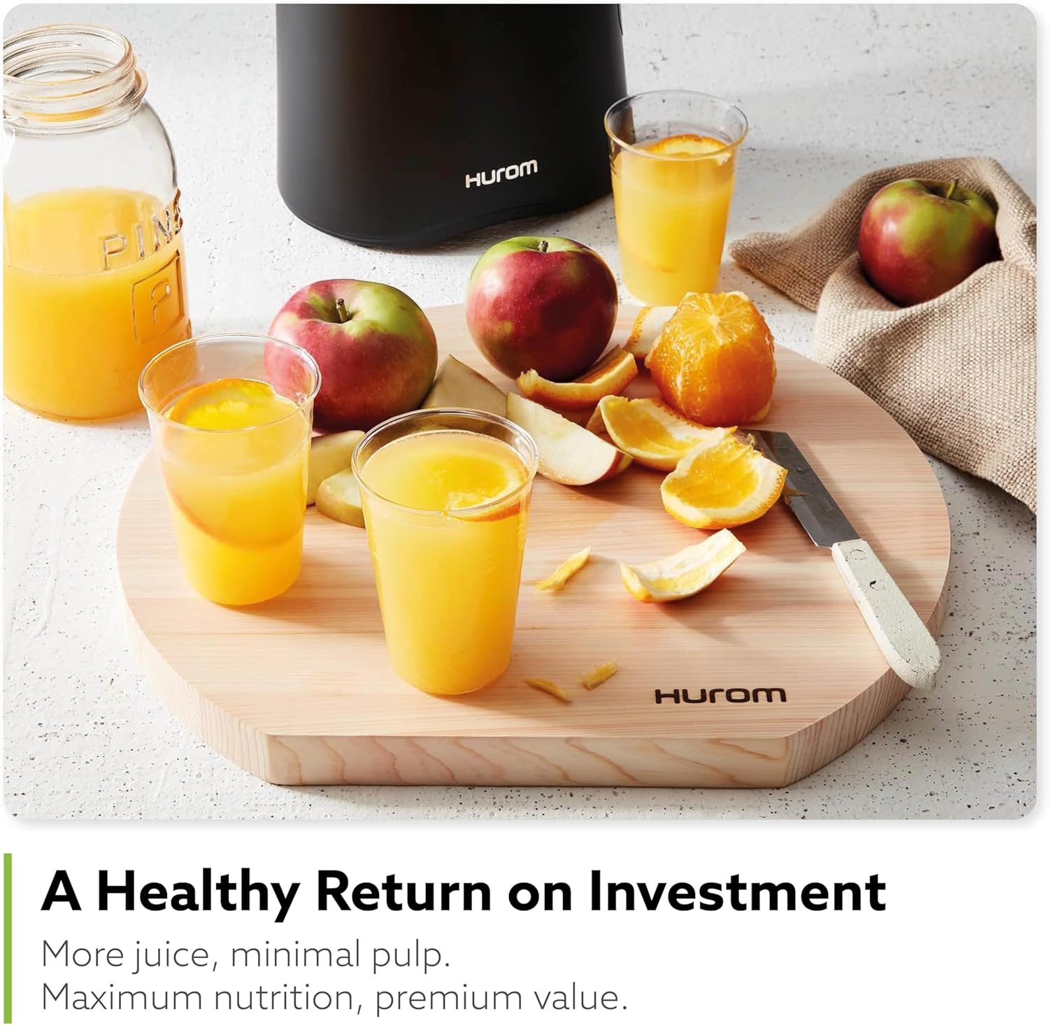 Hurom H-AA Slow Juicer Cold Press Juicer - Design and Build Quality