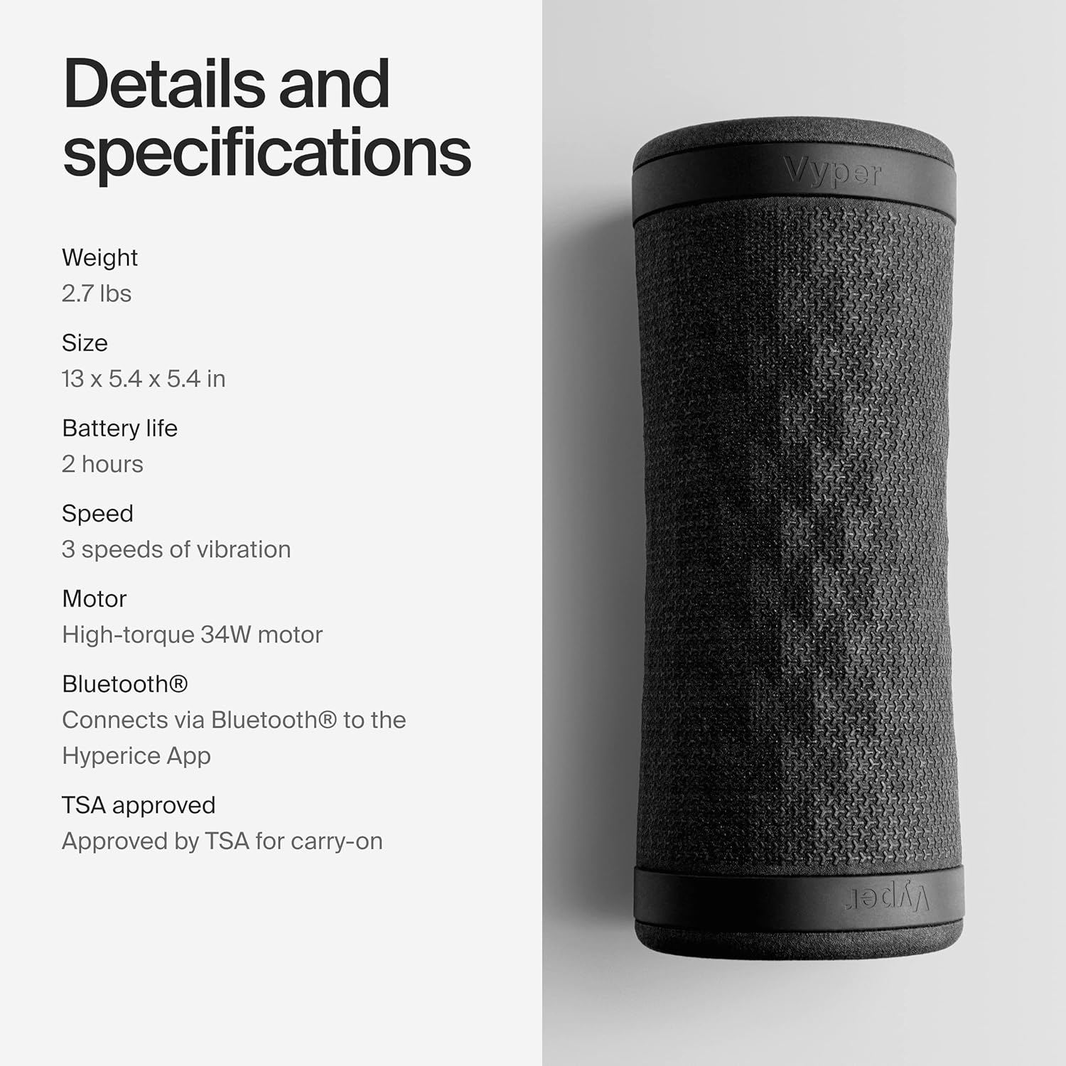 Hyperice Vyper 3 Vibrating Foam Roller - Performance Testing