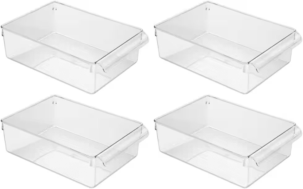 iDesign Linus Fridge Bins 4 Piece Set Clear Organizer Review — 12,000+ Amazon Ratings Later, Here's Our Honest Verdict - Product Image