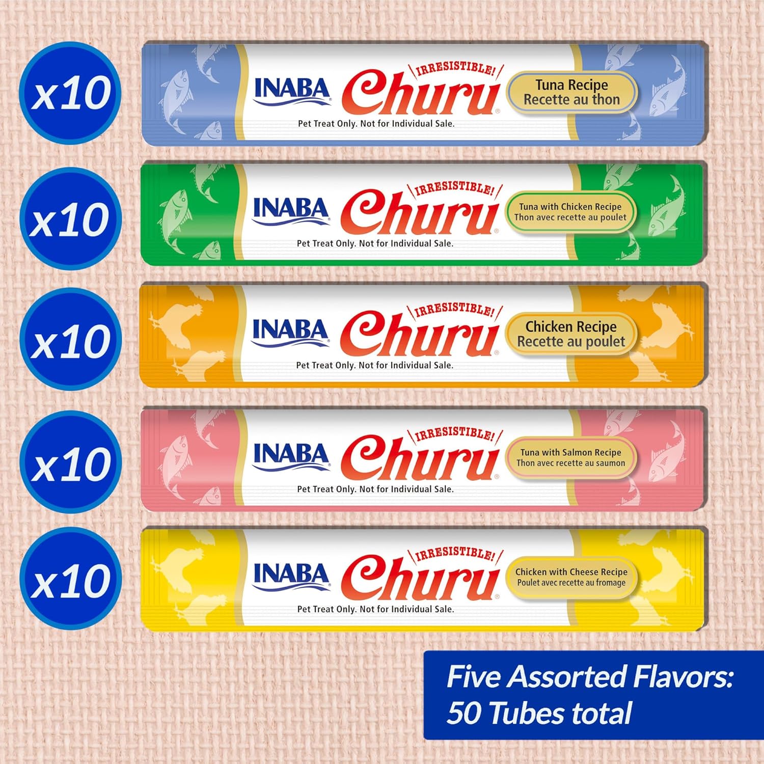 INABA Churu Cat Treats Lickable Squeezable 50 Tubes Variety - Design and Build Quality