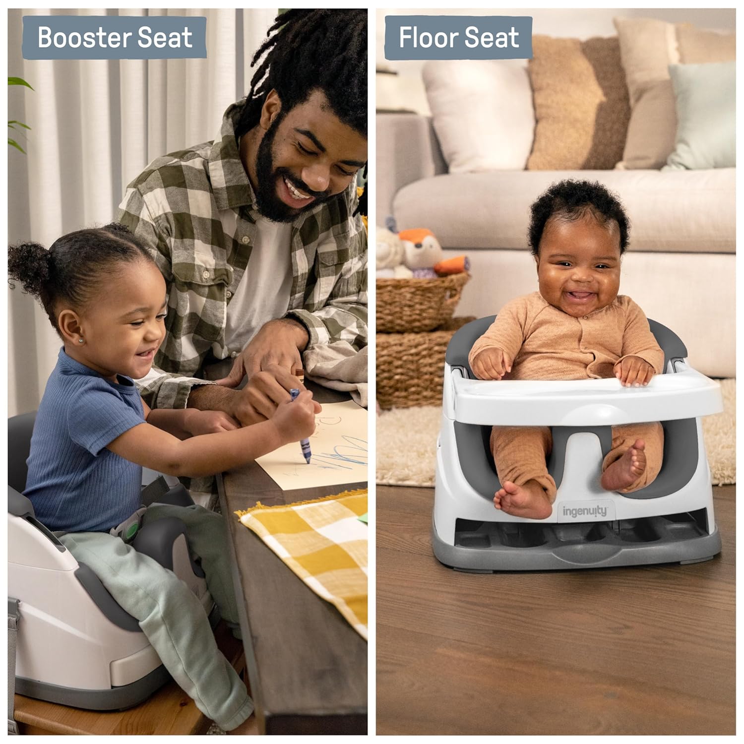 Ingenuity Baby Base 2-in-1 Booster Feeding Seat - Key Specifications