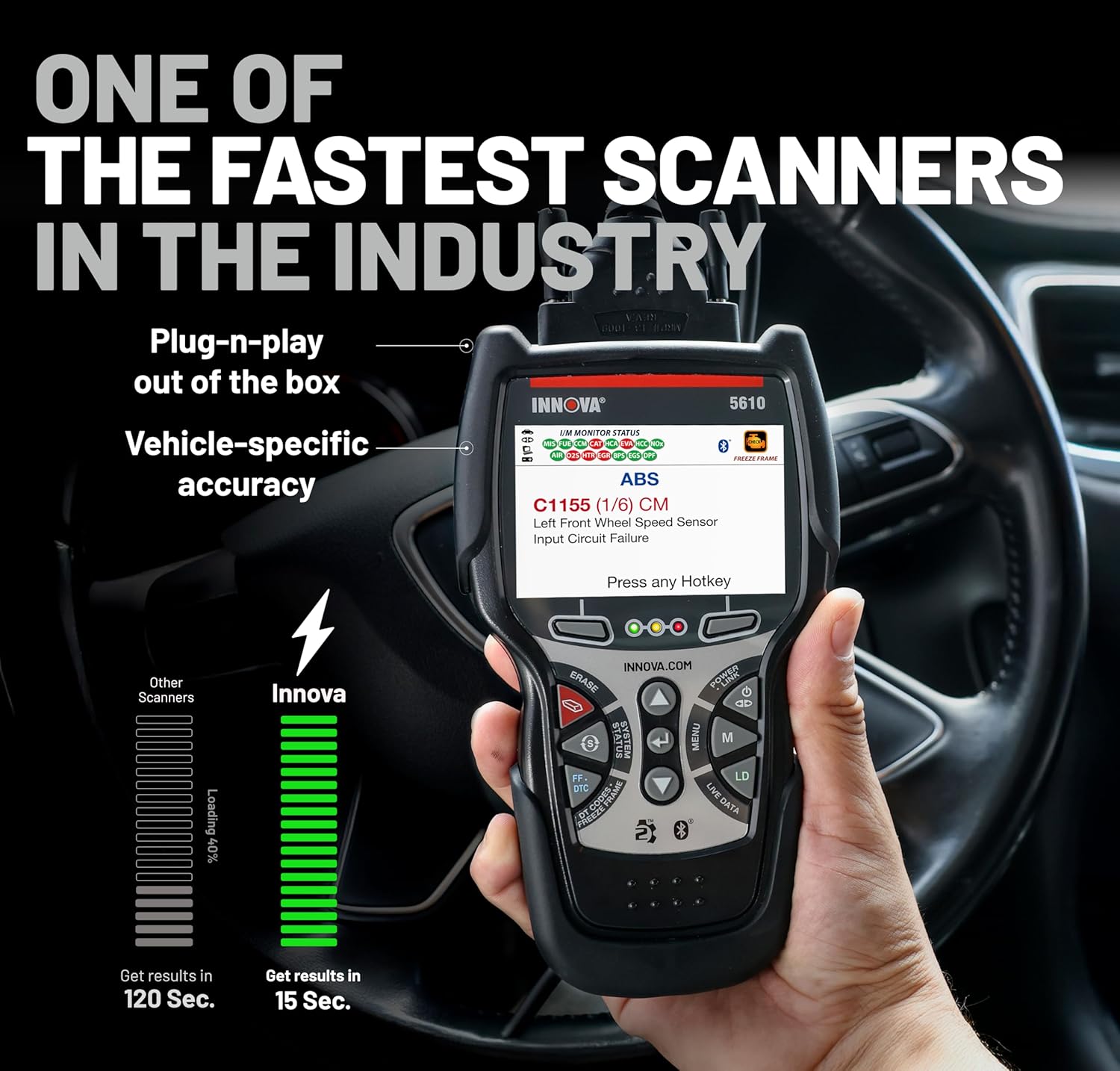 Innova 5610 CarScan Inspector OBD2 Code Reader - Design and Build Quality