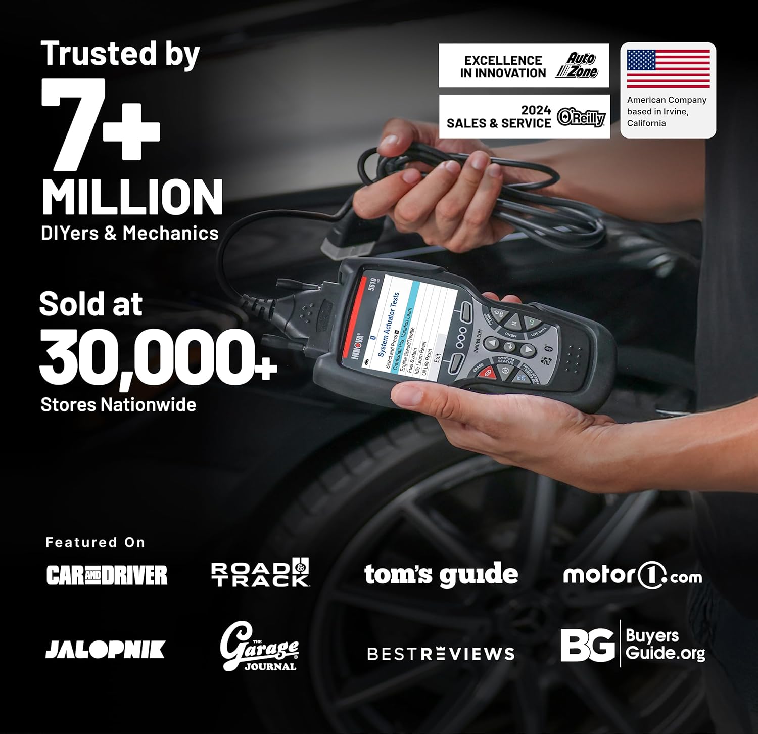 Innova 5610 CarScan Inspector OBD2 Code Reader - How It Compares