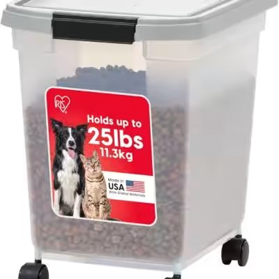 IRIS USA Airtight Pet Food Storage Container 25 Lbs Review — Is It Really Worth $25 in 2026? - Product Image