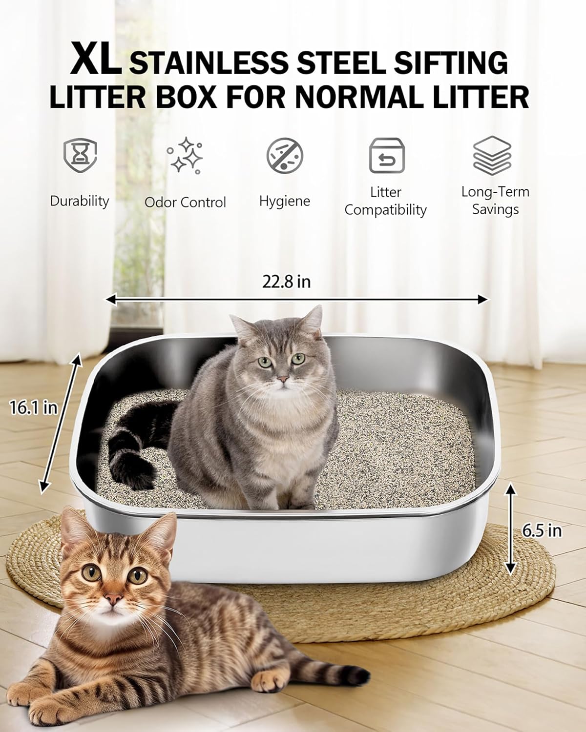 IRIS USA Top Entry Cat Litter Box - Design and Build Quality