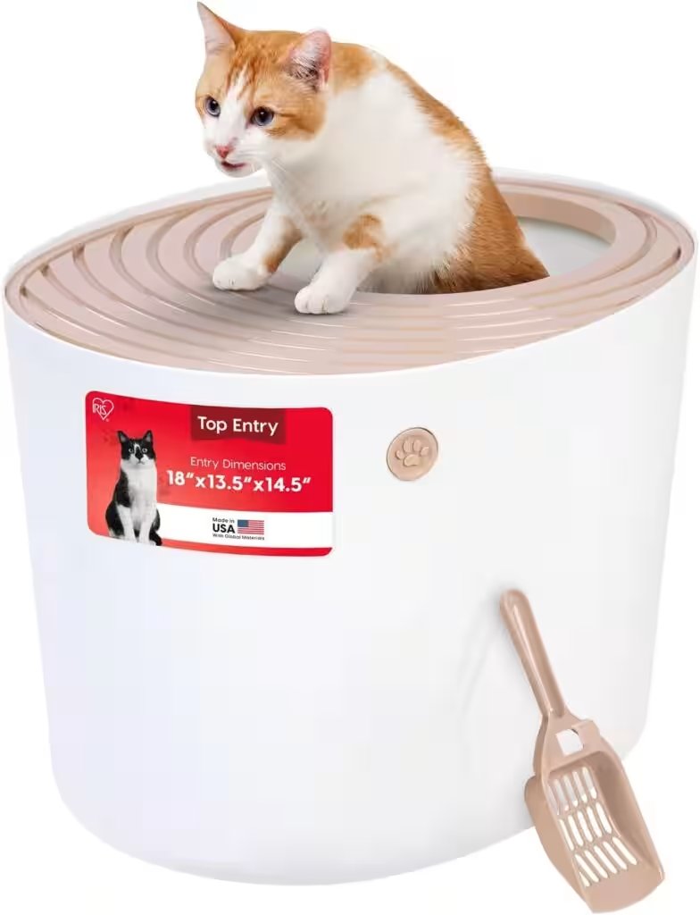 IRIS USA Top Entry Cat Litter Box with Scoop Review: The 20,000+-Review Amazon Hit — Worth Your Money? - Product Image
