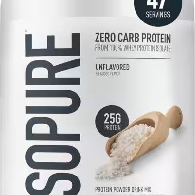 Isopure Zero Carb Whey Protein Isolate Unflavored 3lb Review 2026: Is the Amazon Bestseller Worth the Hype? - Product Image