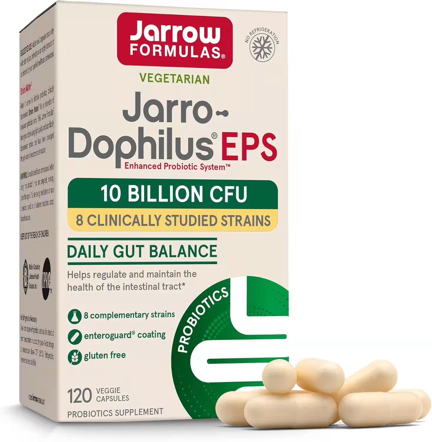 Jarrow Formulas Jarro-Dophilus EPS Probiotics 120 Caps Review