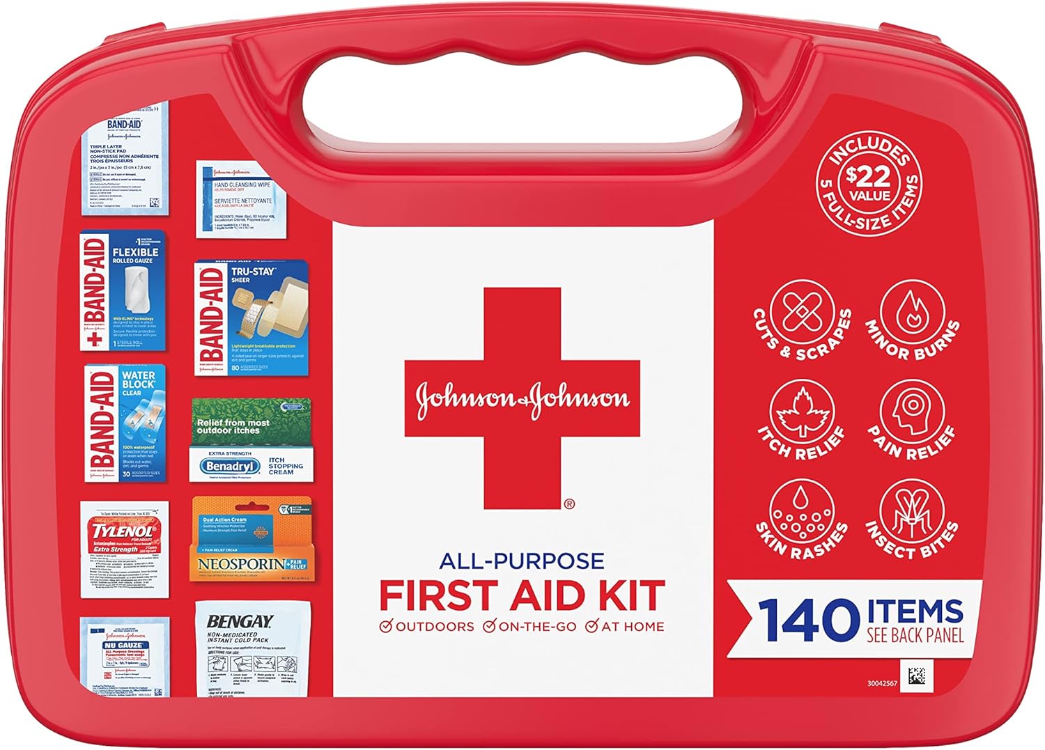 Johnson and Johnson All-Purpose First Aid Kit 140 Pieces Review