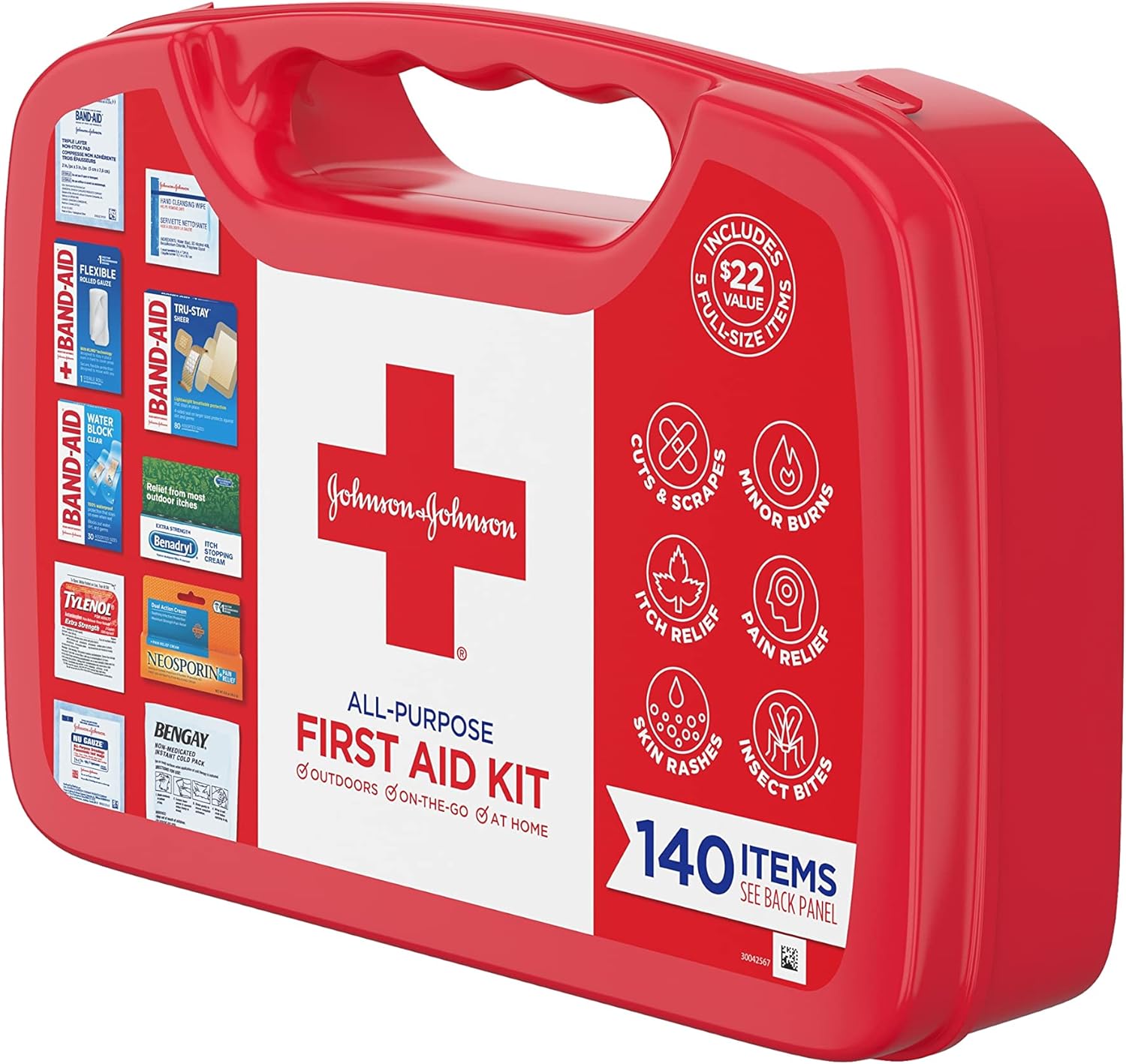 Johnson and Johnson All-Purpose First Aid Kit 140 Pieces - Performance Testing