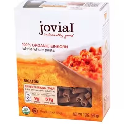 Jovial Organic Einkorn Rigatoni Pasta 12oz Review: The 25,000+-Review Amazon Hit — Worth Your Money? - Product Image