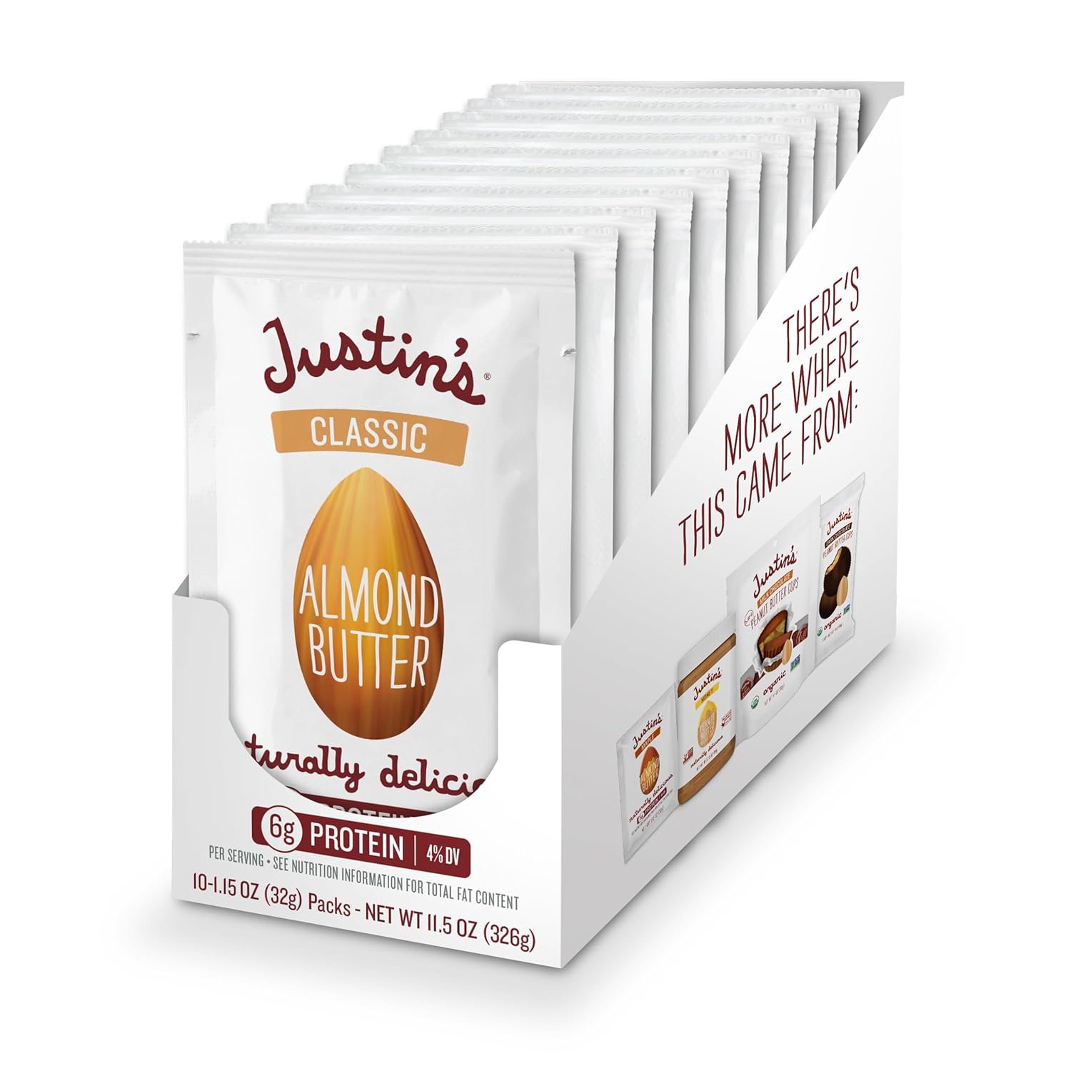 Justin's Almond Butter Classic Squeeze Pack 10 Count Review