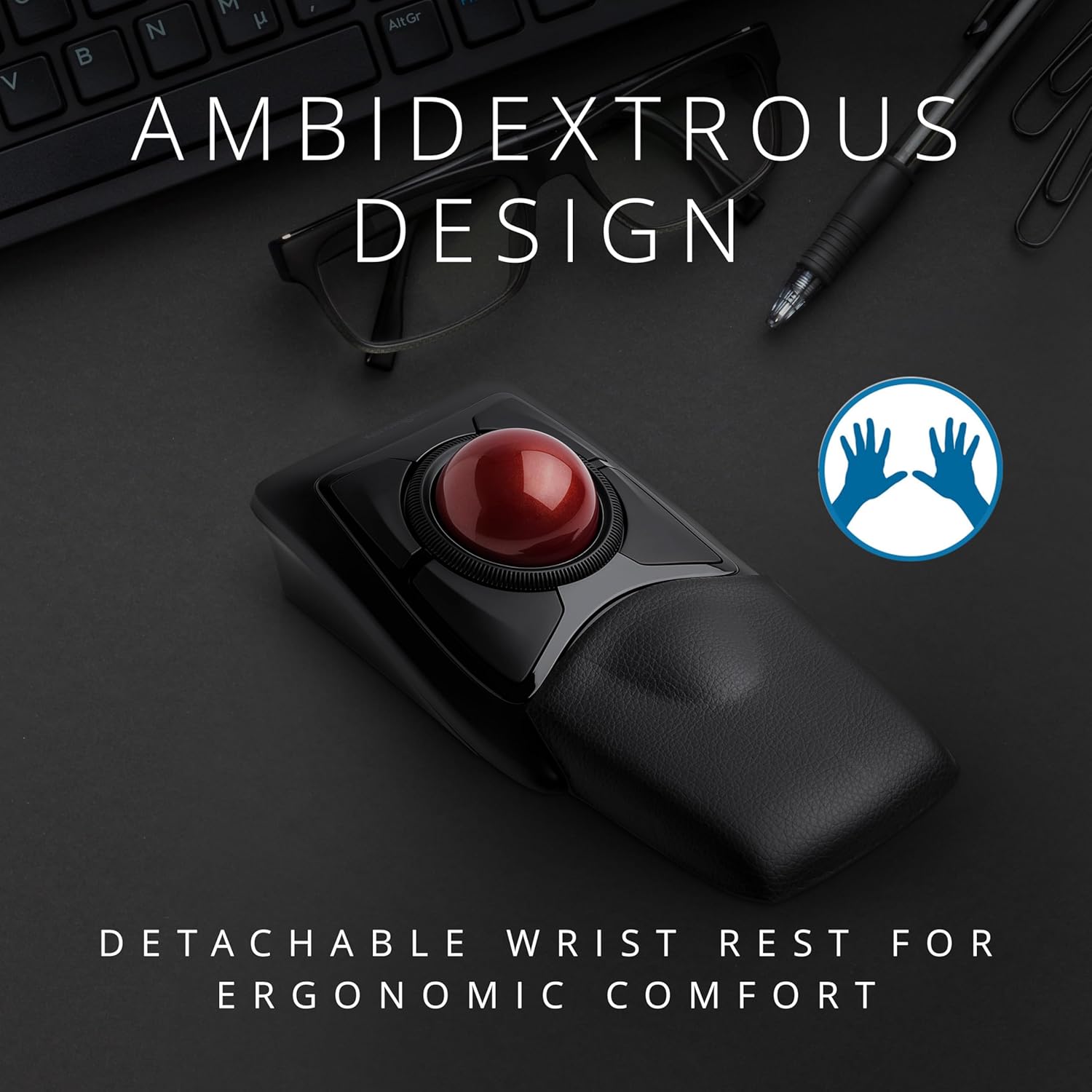 Kensington Expert Wireless Trackball Mouse - Design and Build Quality