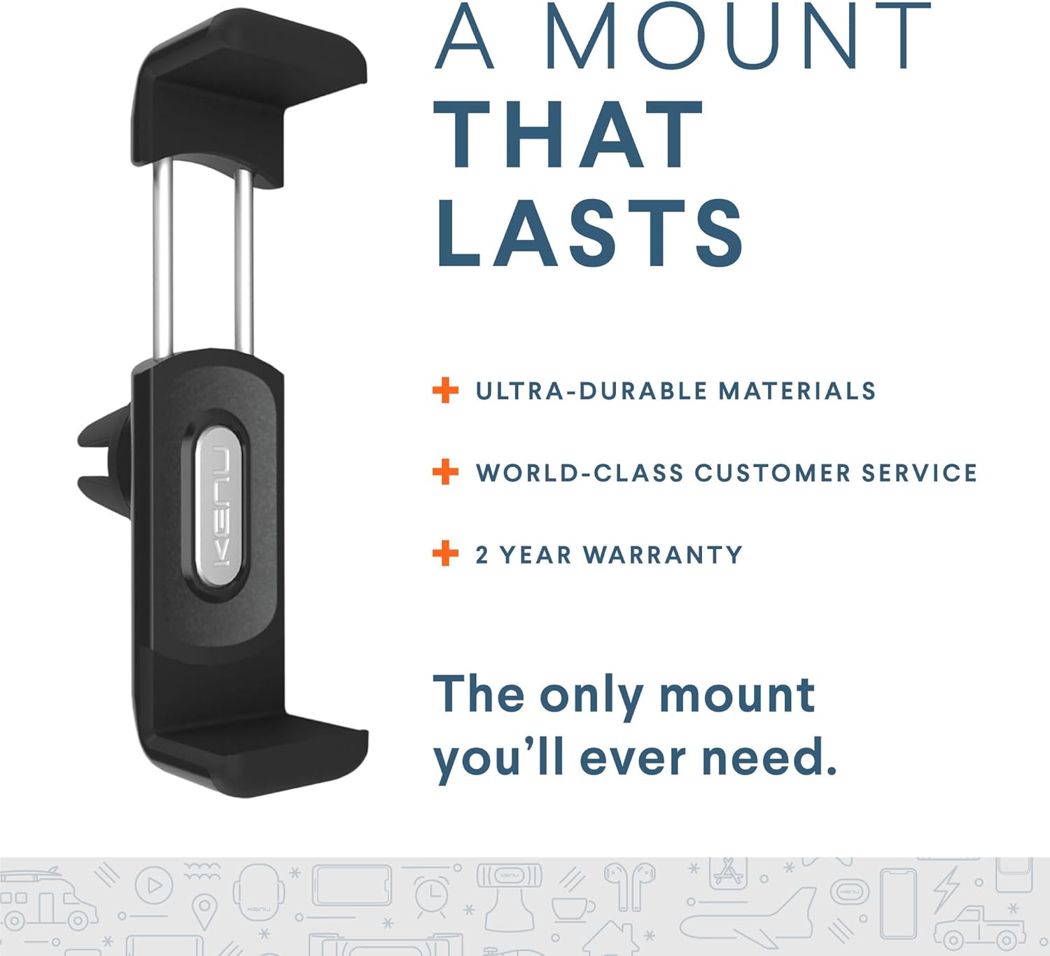 Kenu Airframe Plus Portable Car Mount - How It Compares