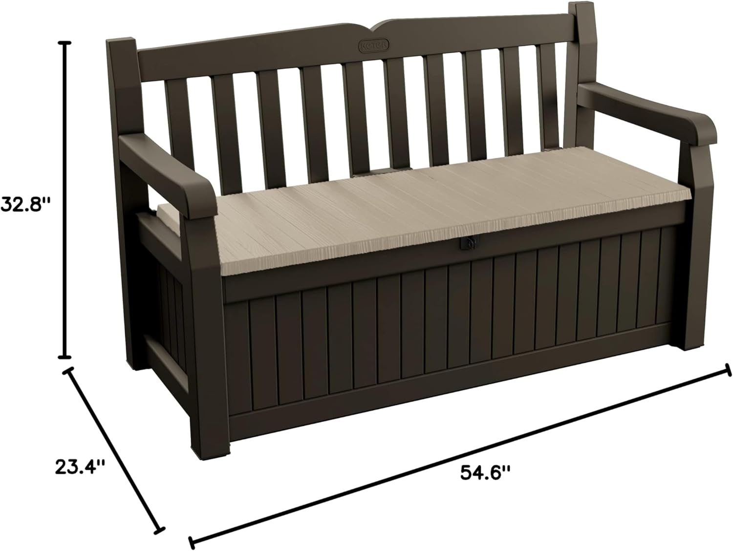 Keter Eden 70 Gallon Storage Bench Deck Box - Design and Build Quality