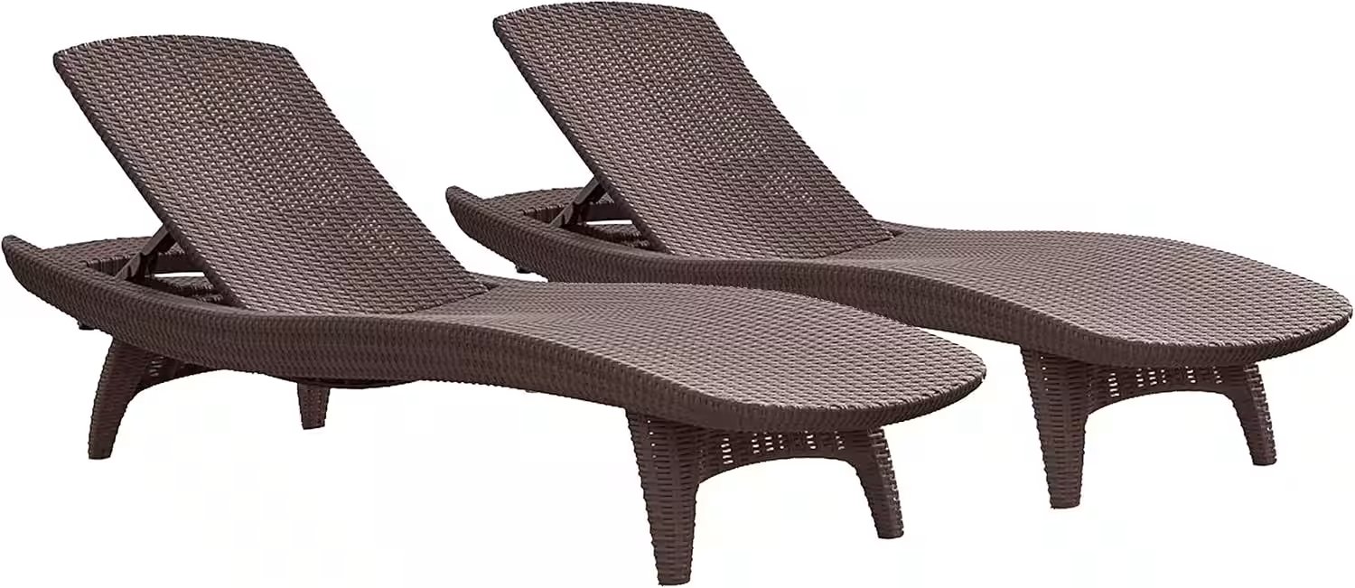 Keter Pacific Chaise Sun Lounger Set of 2 Review