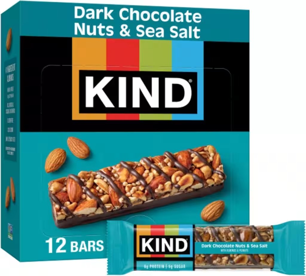 KIND Bars Variety Pack Dark Chocolate Nuts & Sea Salt 12-Count Review — The Amazon Favorite With 112,000+ Ratings Put to the Test - Product Image