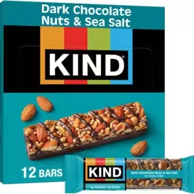 KIND Bars Variety Pack Dark Chocolate Nuts & Sea Salt 12-Count Review — The Amazon Favorite With 112,000+ Ratings Put to the Test - Product Image