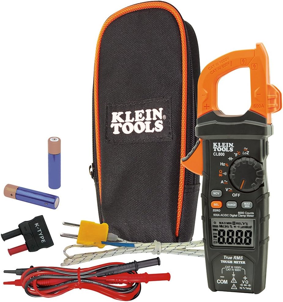 Klein Tools CL800 Digital Clamp Meter Auto-Ranging Review: Is This Top-Rated Amazon Pick Worth $35? - Product Image