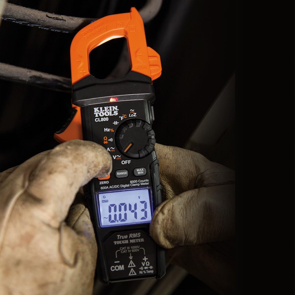 Klein Tools CL800 Digital Clamp Meter Auto-Ranging - Design and Build Quality