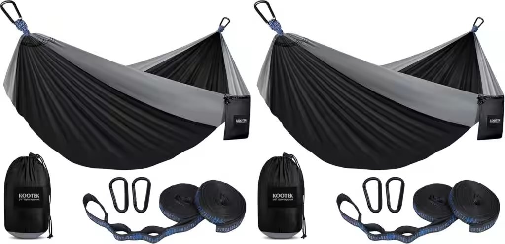 Kootek Camping Hammock Double with Tree Straps Review: The 30,000+-Review Amazon Hit — Worth Your Money? - Product Image