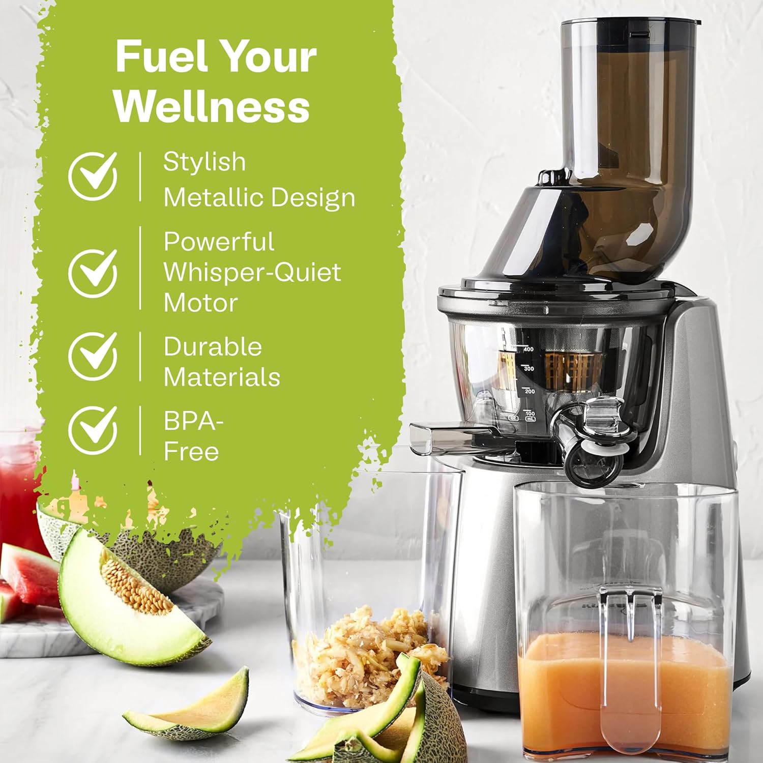 Kuvings Whole Slow Juicer Elite C7000S - Design and Build Quality