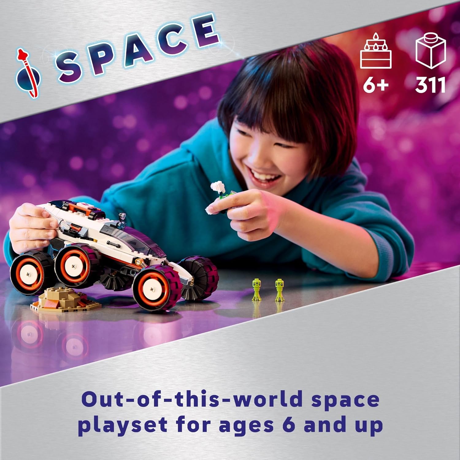 LEGO City Space Exploration Rover and Alien Life Set - Key Specifications