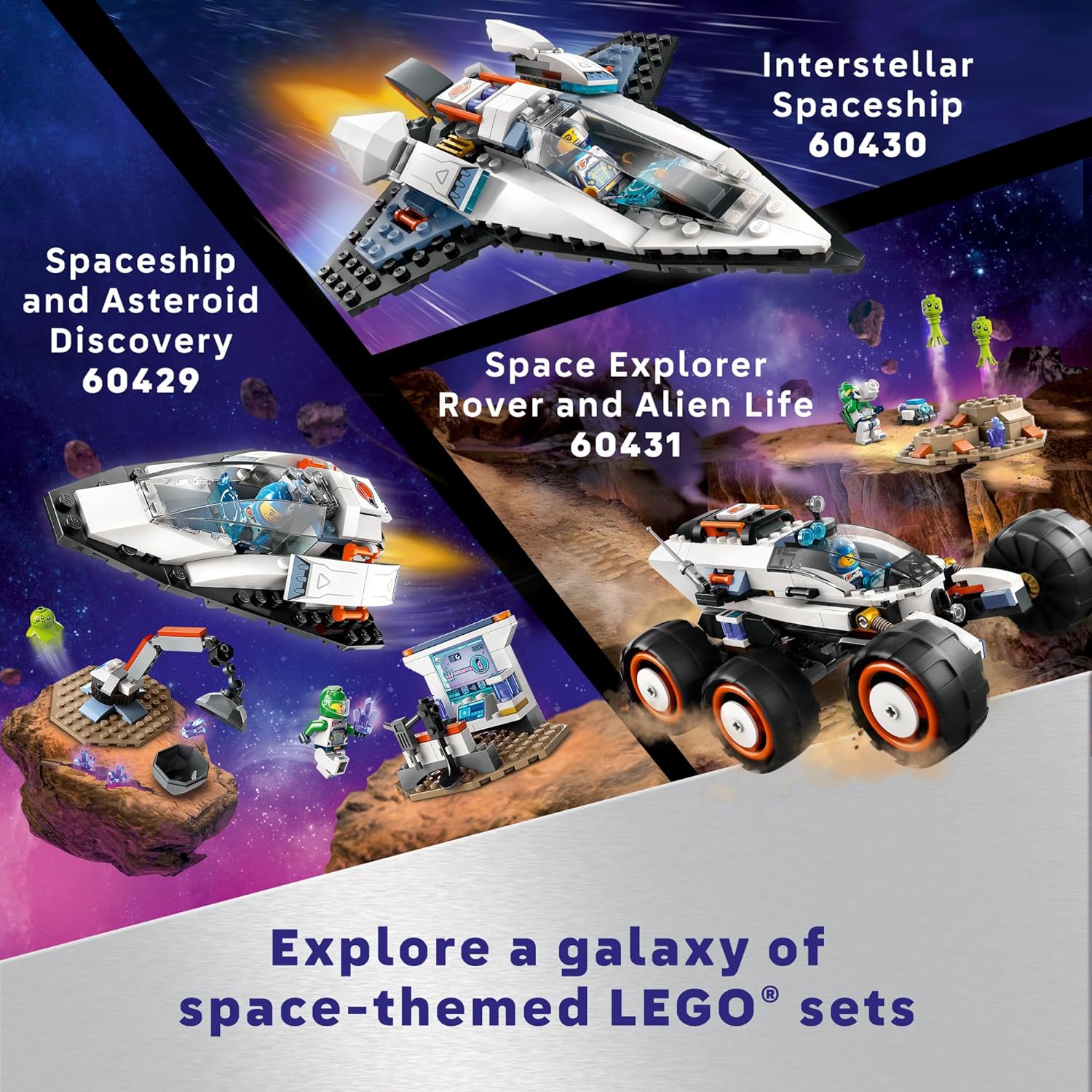 LEGO City Space Exploration Rover and Alien Life Set - How It Compares
