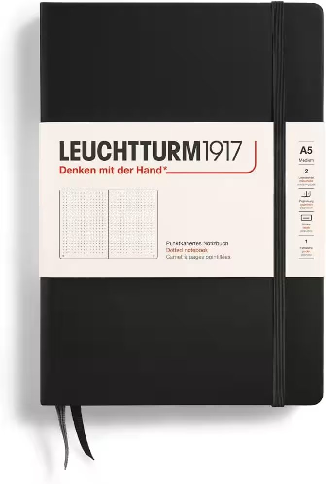 Leuchtturm1917 Medium A5 Hardcover Notebook Dotted Review 2026: Is the Amazon Bestseller Worth the Hype? - Product Image