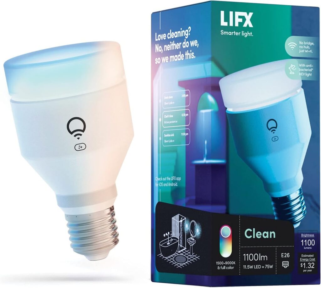 LIFX Clean A19 1100 Lumen Smart Bulb WiFi Review — 50,000+ Amazon Ratings Later, Here's Our Honest Verdict - Product Image