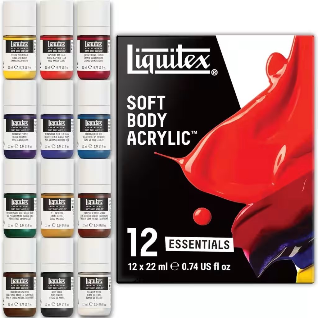Liquitex Professional Soft Body Acrylic Paint Set 12 Colors Review: We Tested the Amazon Bestseller So You Don't Have To - Product Image