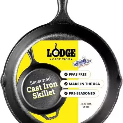 Lodge Pre-Seasoned Cast Iron Skillet 10.25 Inch Review 2026: Is the Amazon Bestseller Worth the Hype? - Product Image